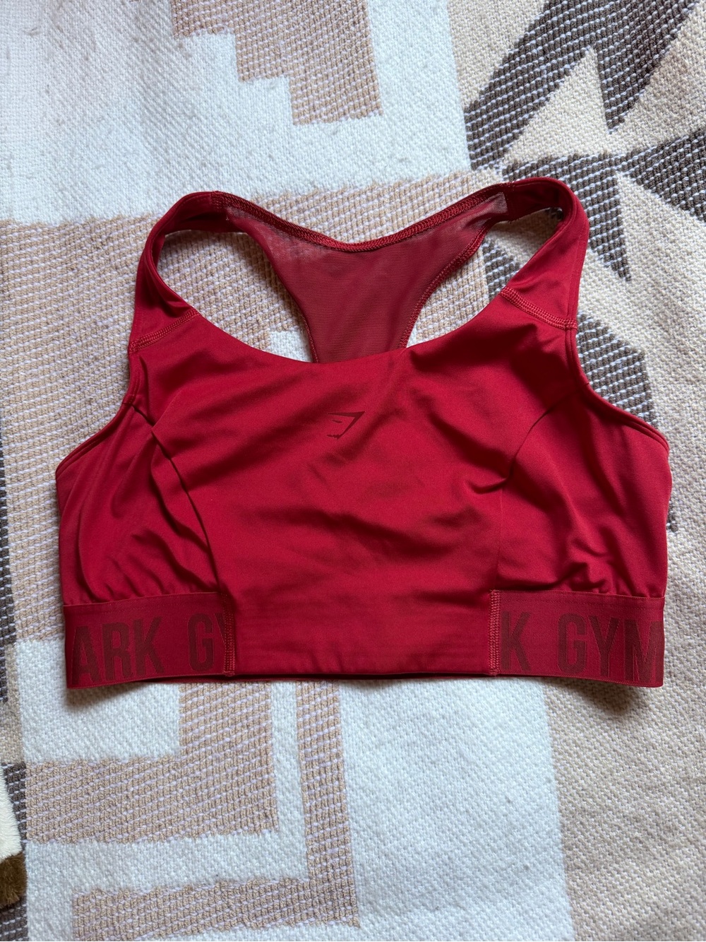 Gymshark Crimson Racerback Sports Bra